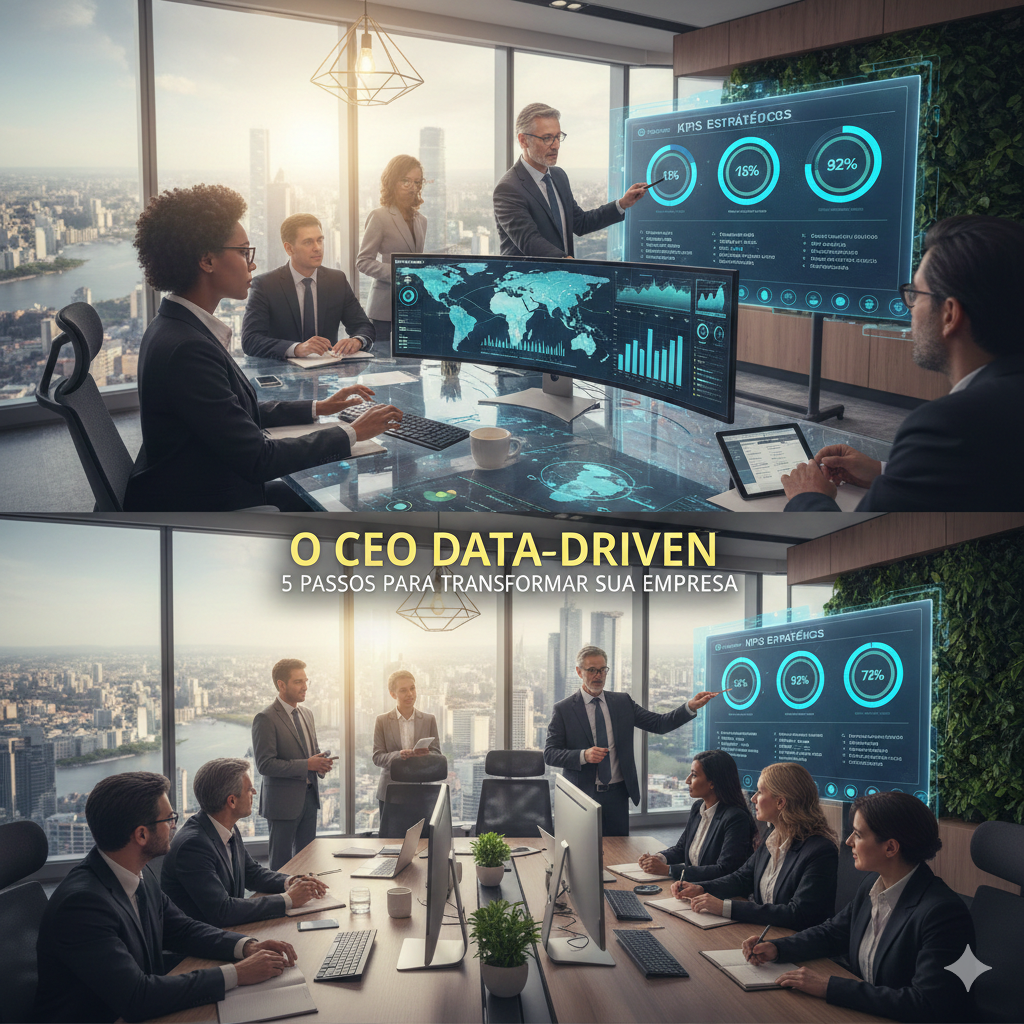 O CEO Data-Driven: 5 Passos para Transformar sua Empresa com Inteligência de Dados